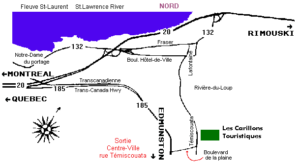 Map / Carte Rivière-du-Loup
